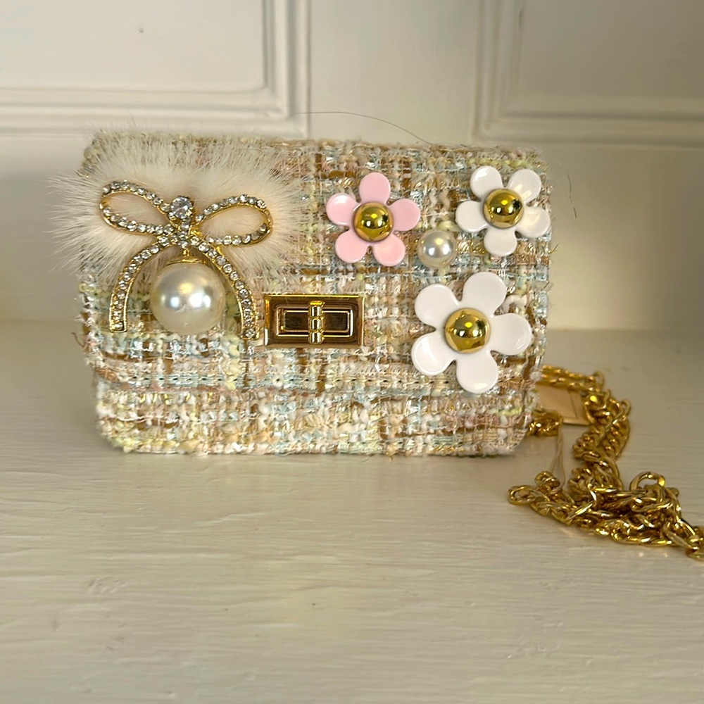 doe a dear Tweed Purse
